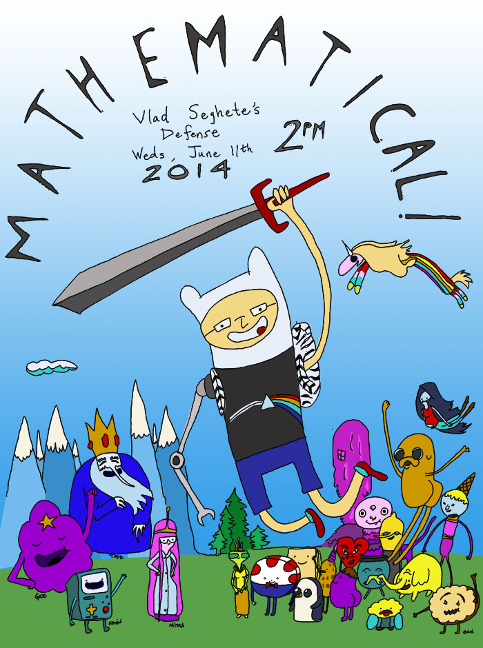 Vlad's Adventure Time poster - Mathematical!!!