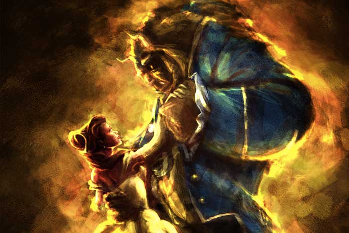 Beauty and the Beast | via darrilasylum at DeviantArt